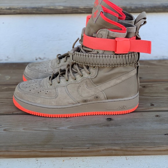 Nike Field Air Force 1 SF High Shoes Khaki sz 9 - Picture 3 of 8